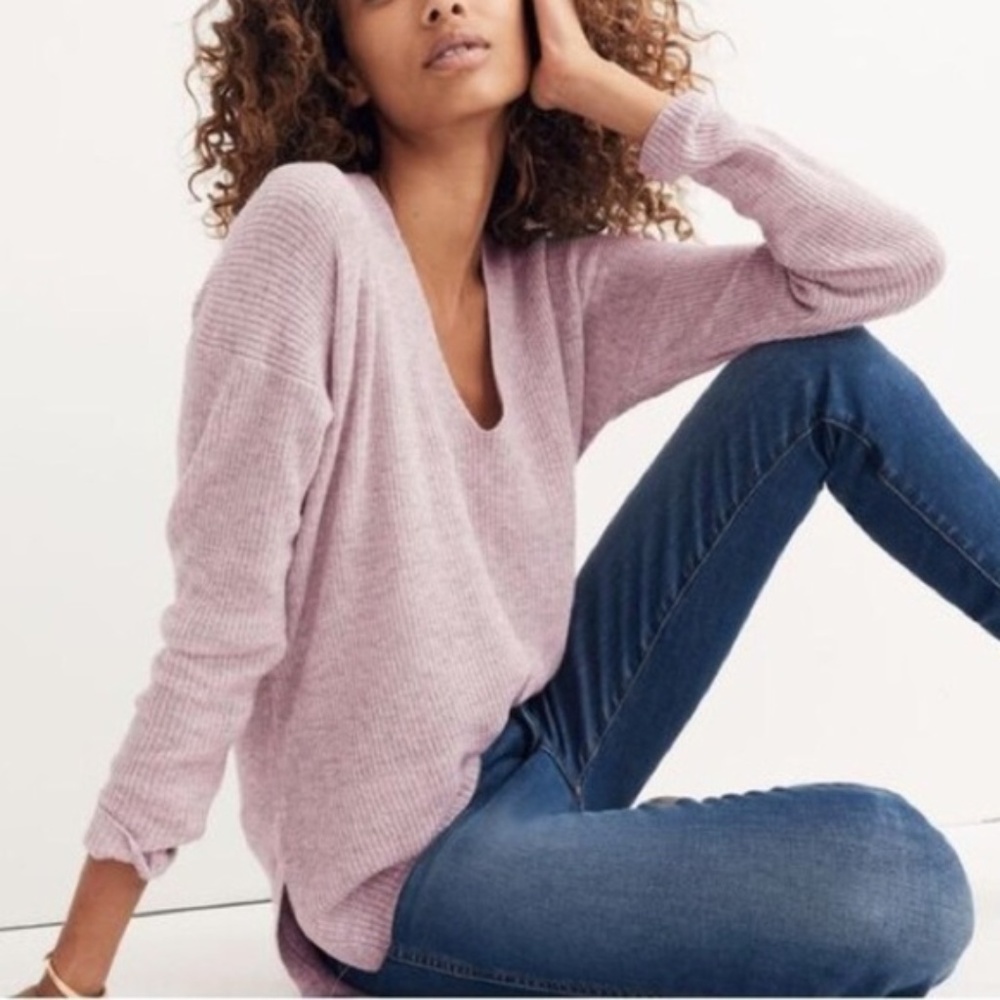 Madewell Warm Light V Neck Sweater